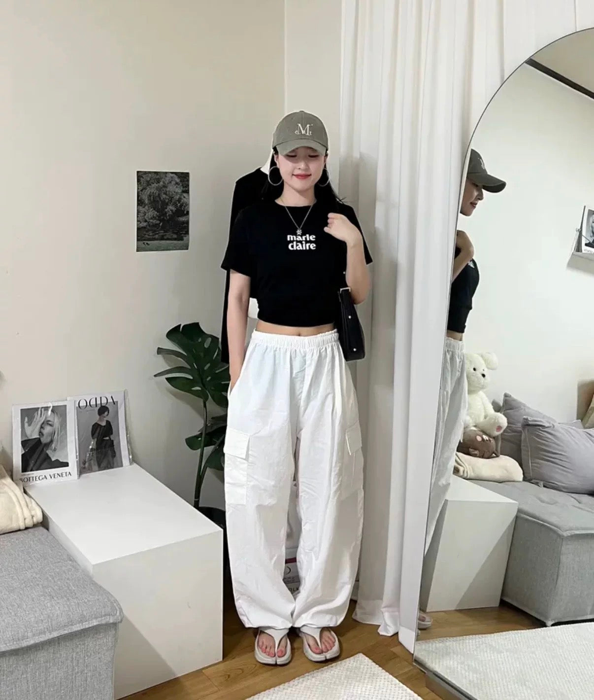 Marie Claire logo tee