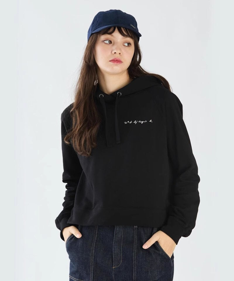Agnes b logo hoodies