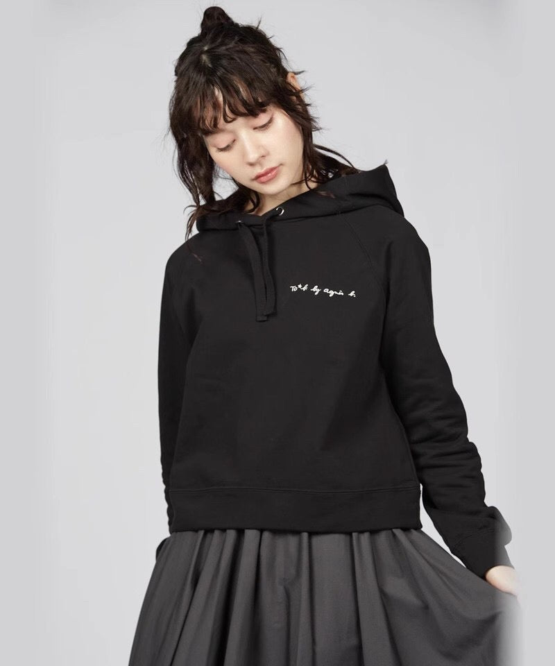 Agnes b logo hoodies