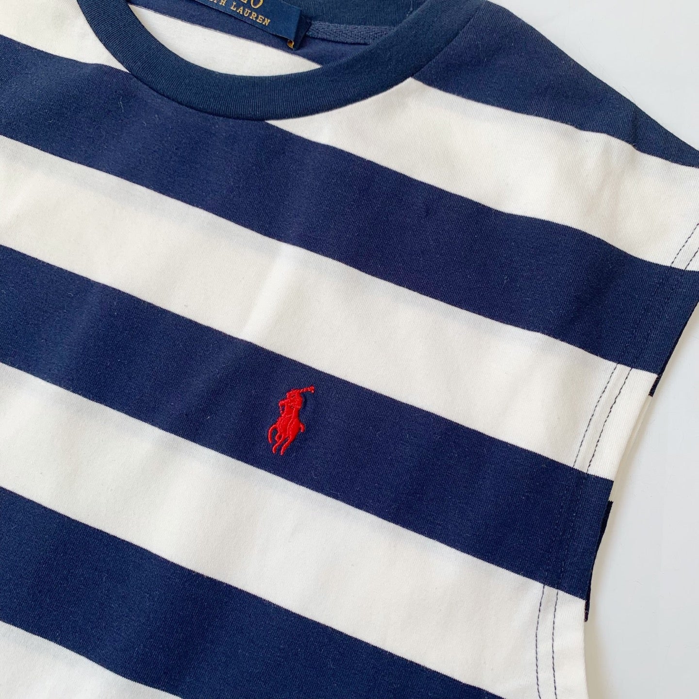 Polo 間條背心裙