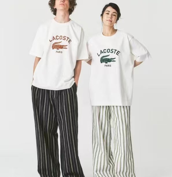 Lacoste 印花tee