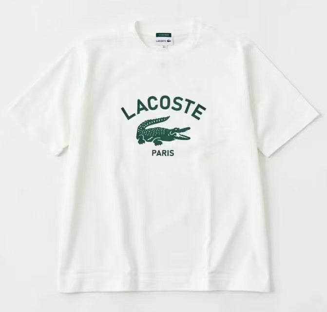 Lacoste 印花tee