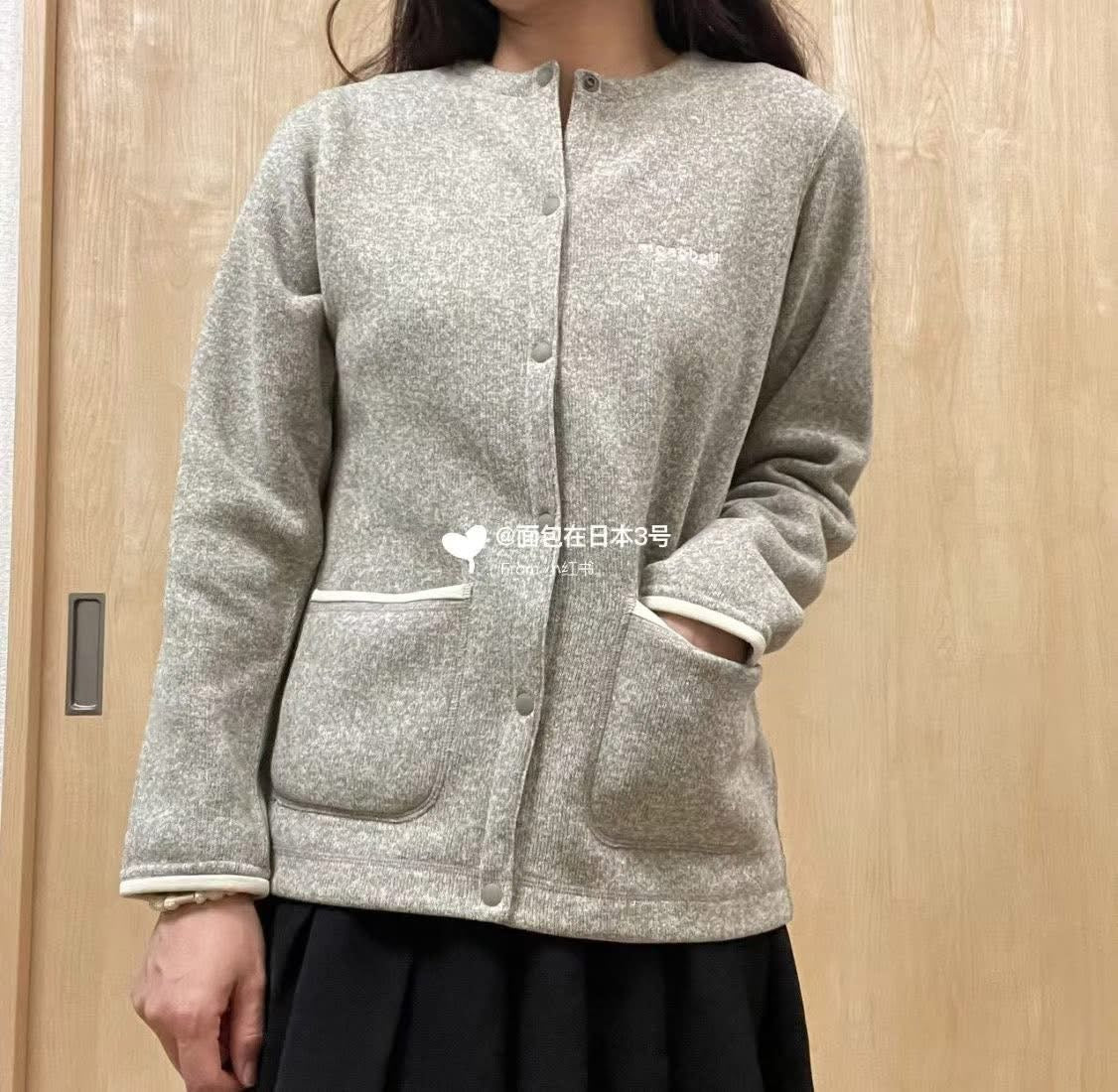 Mont bell抓絨針織外套