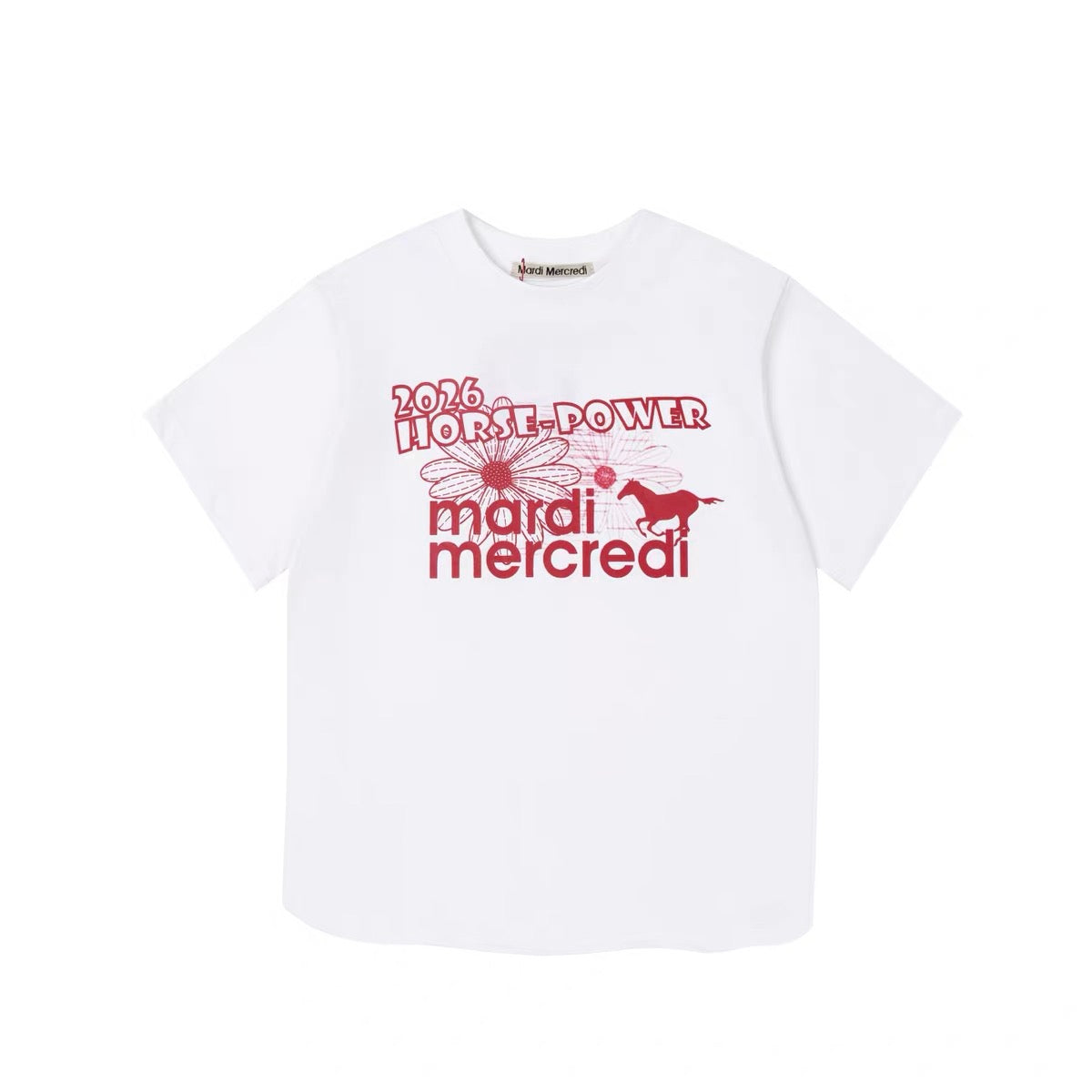Mardi Mercredi 印花tee