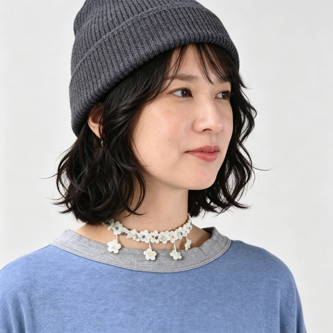 45R接拼長袖tee
