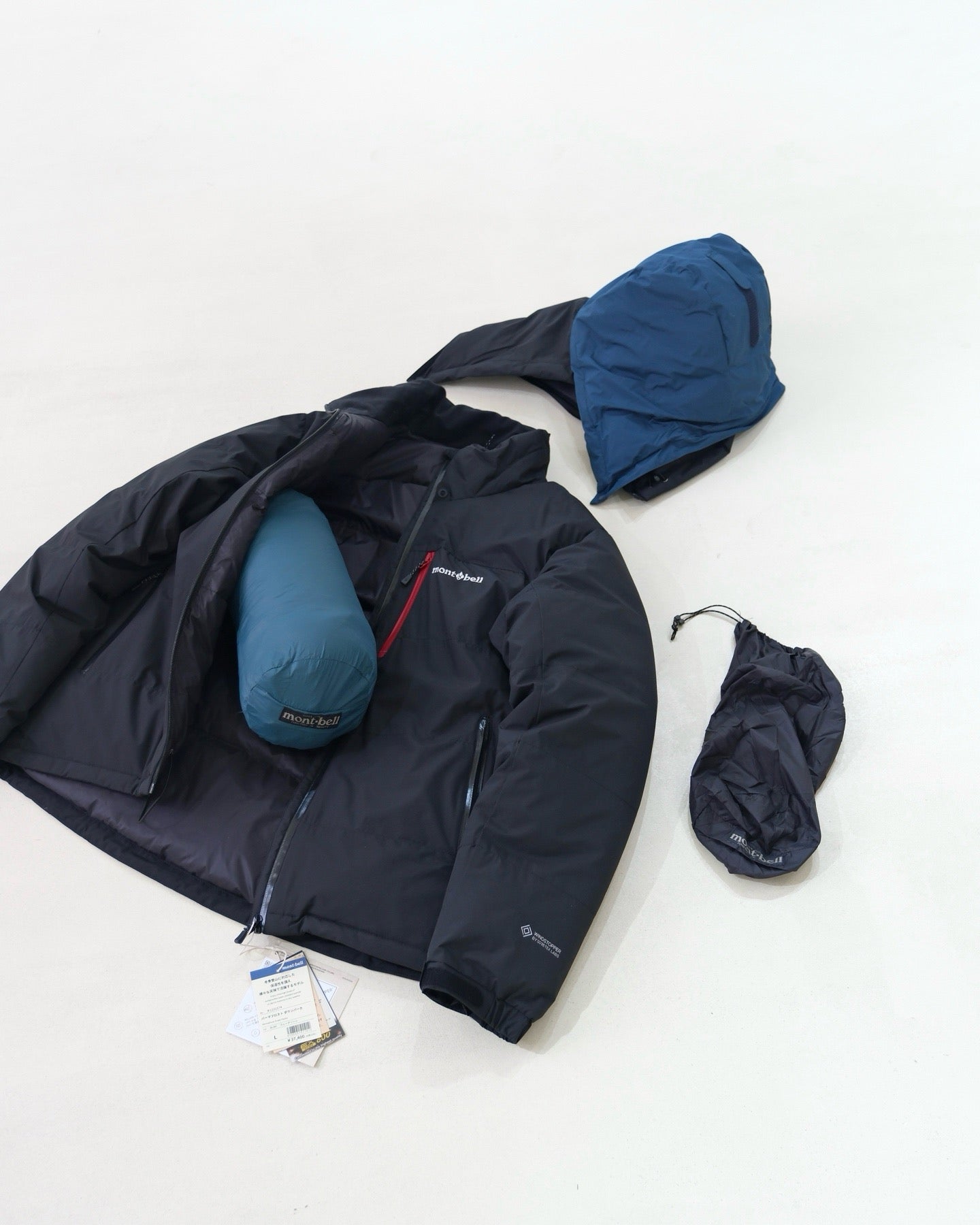 Mont-bell superdrytec 羽絨