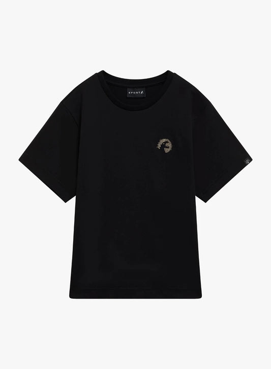 Agnes b dinosaur logo tee