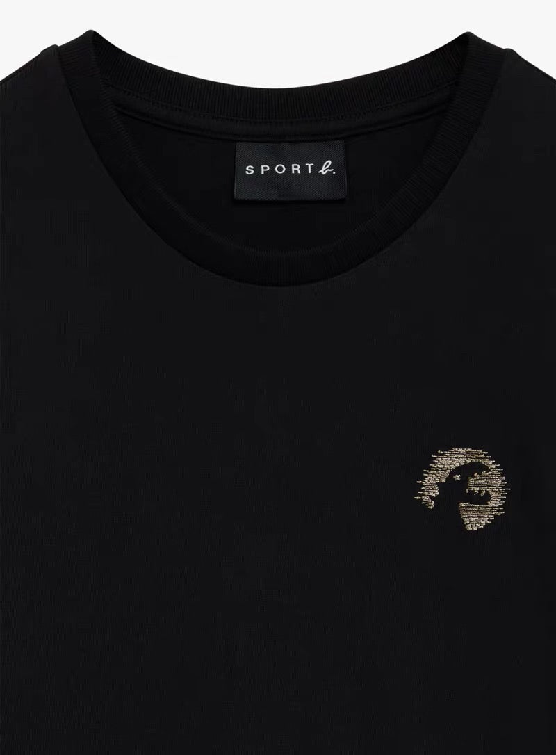Agnes b dinosaur logo tee