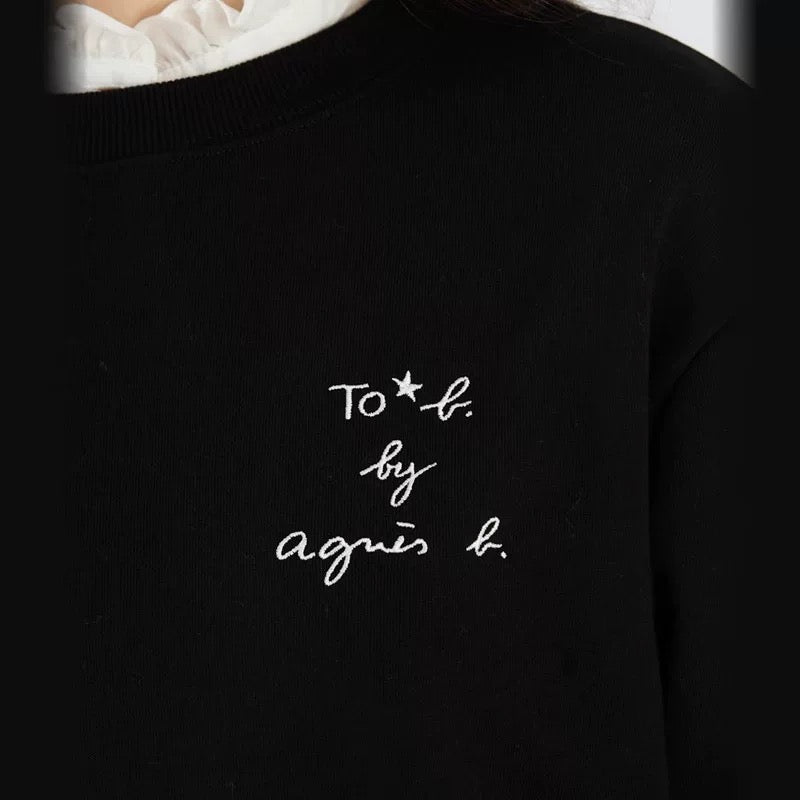 Agnes b logo衛衣