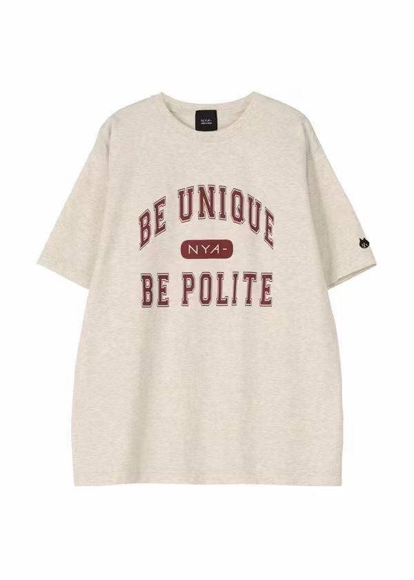 NYA 字母logo tee