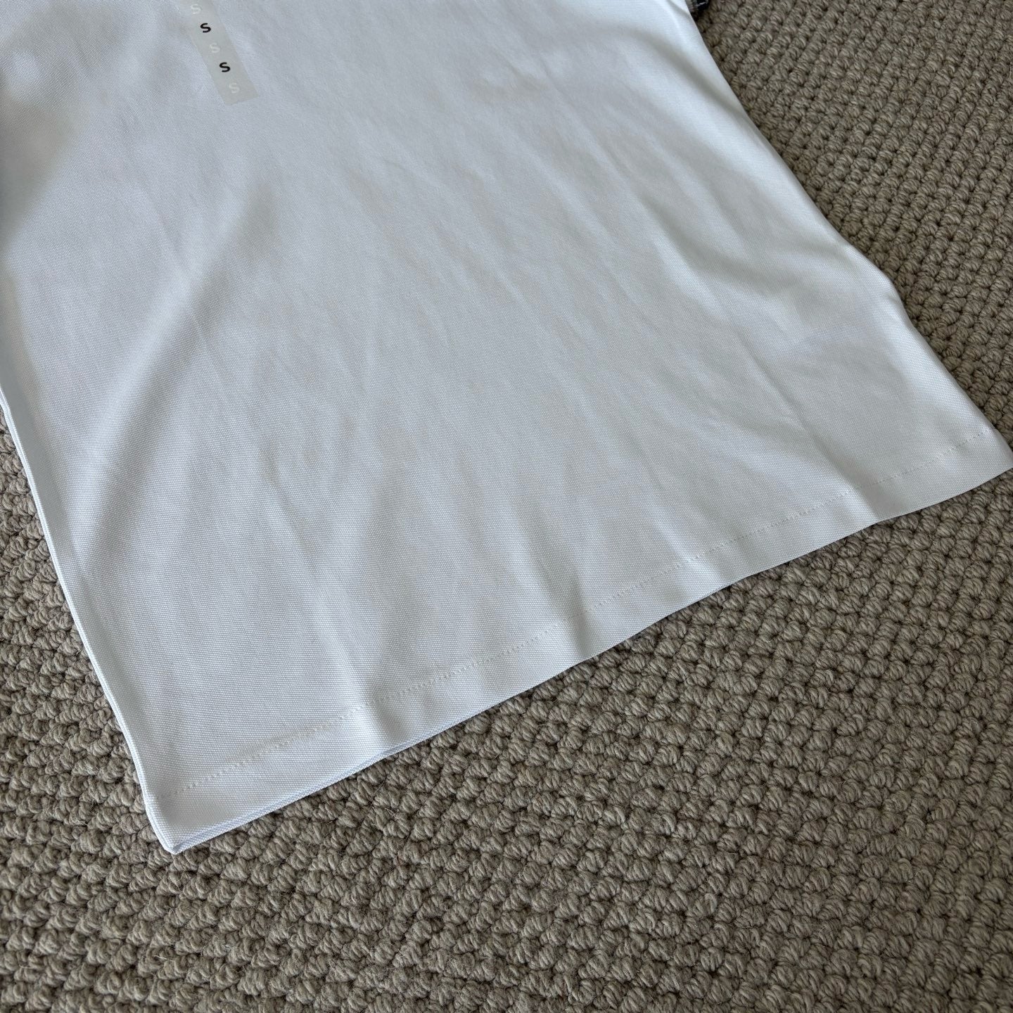 Polo撞色tee
