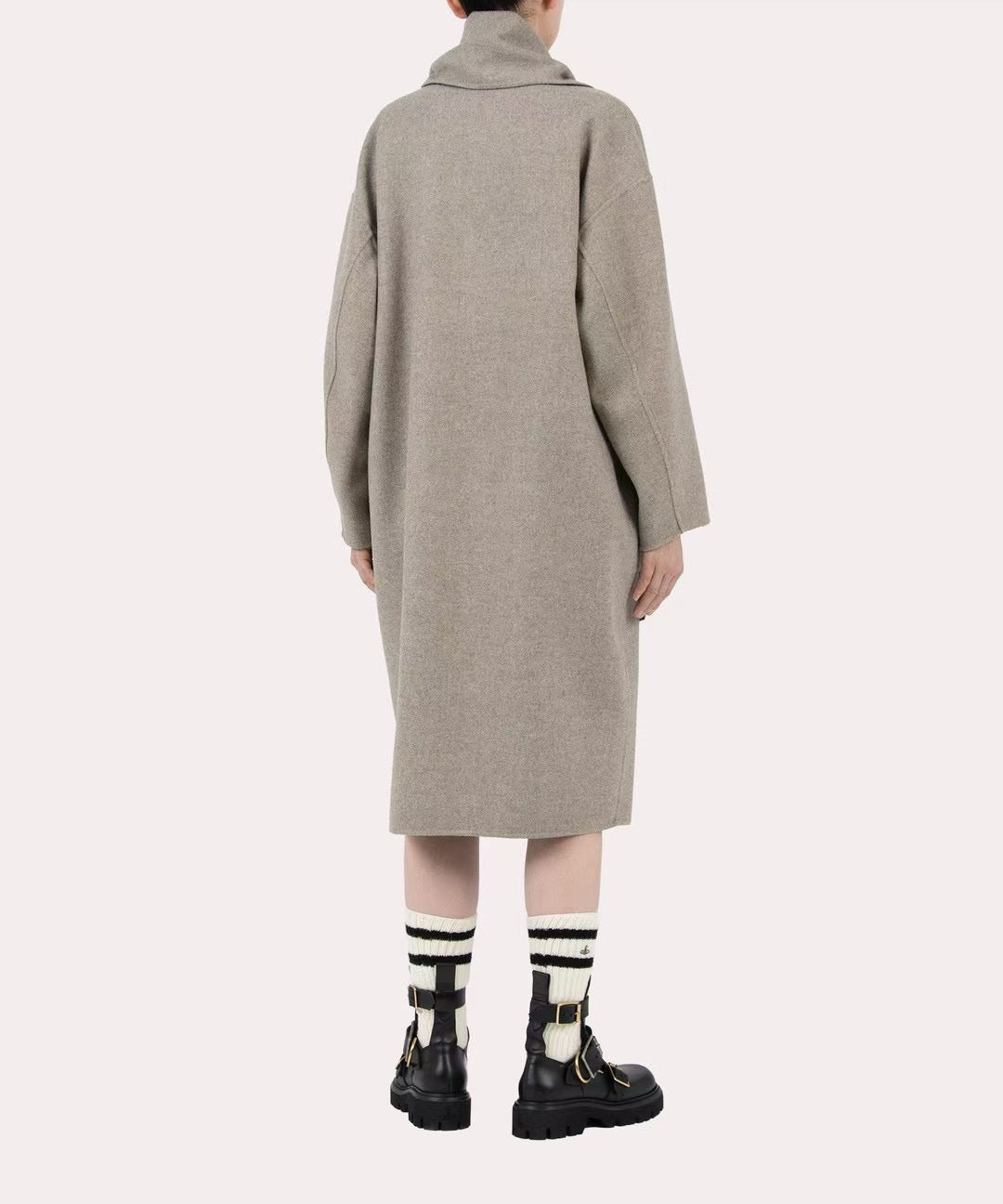 Vivienne Westwood 雙面羊毛褸連頸巾