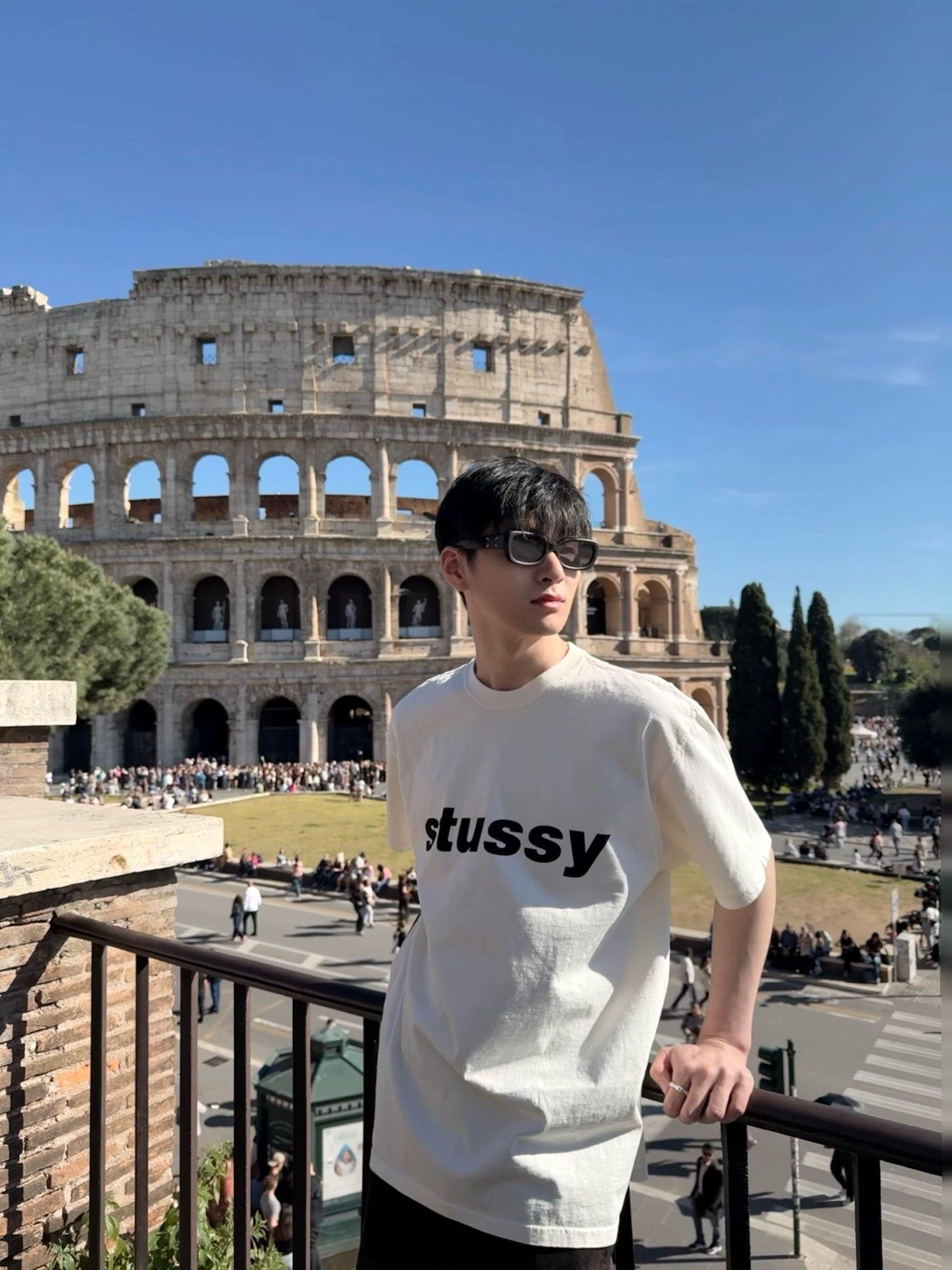 Stussy shark tee