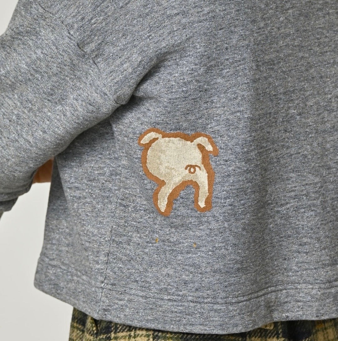 45R 小豬刺繡cardigan