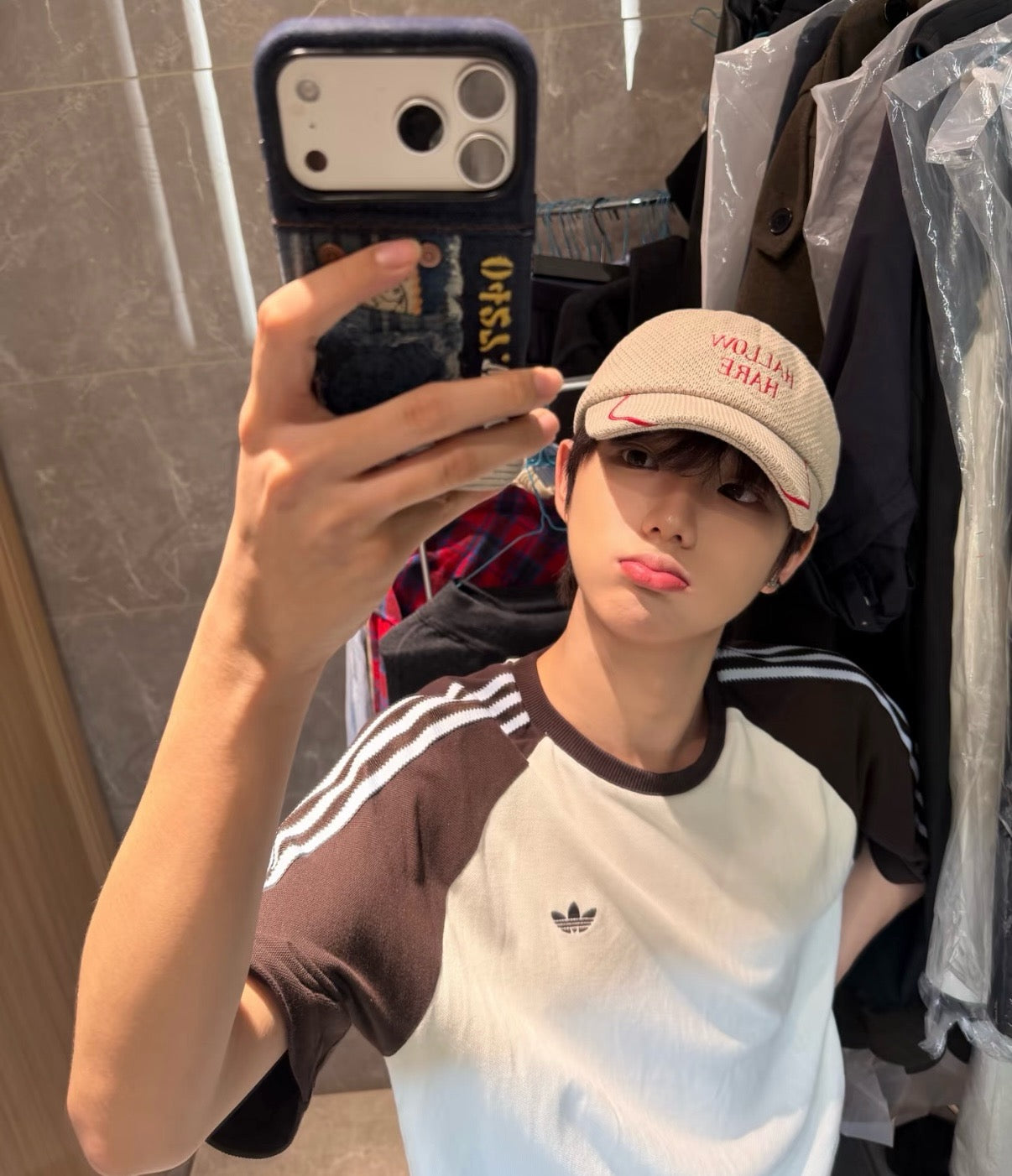 Adidas Britcore ringer tee