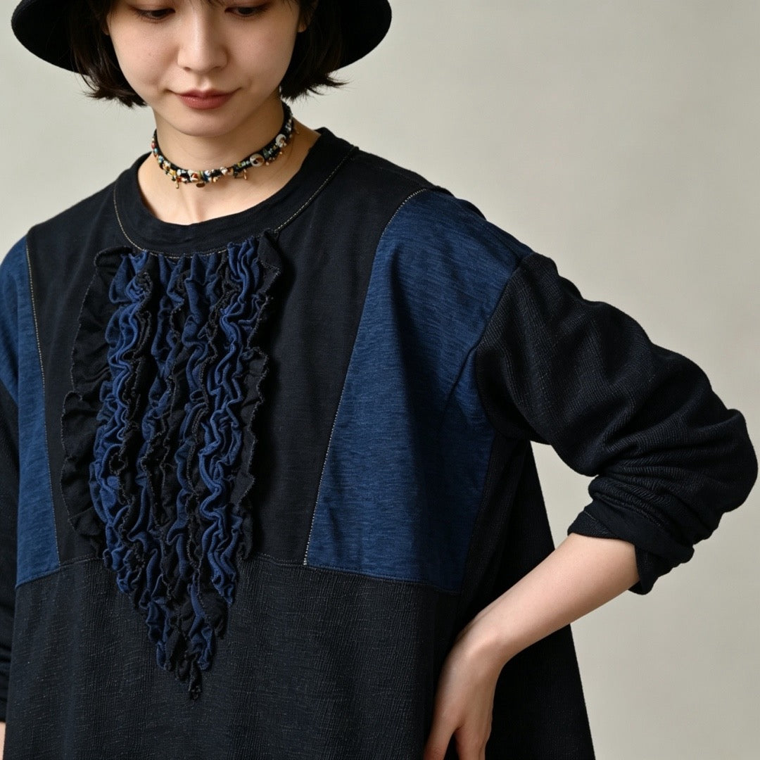 45R荷葉邊one piece
