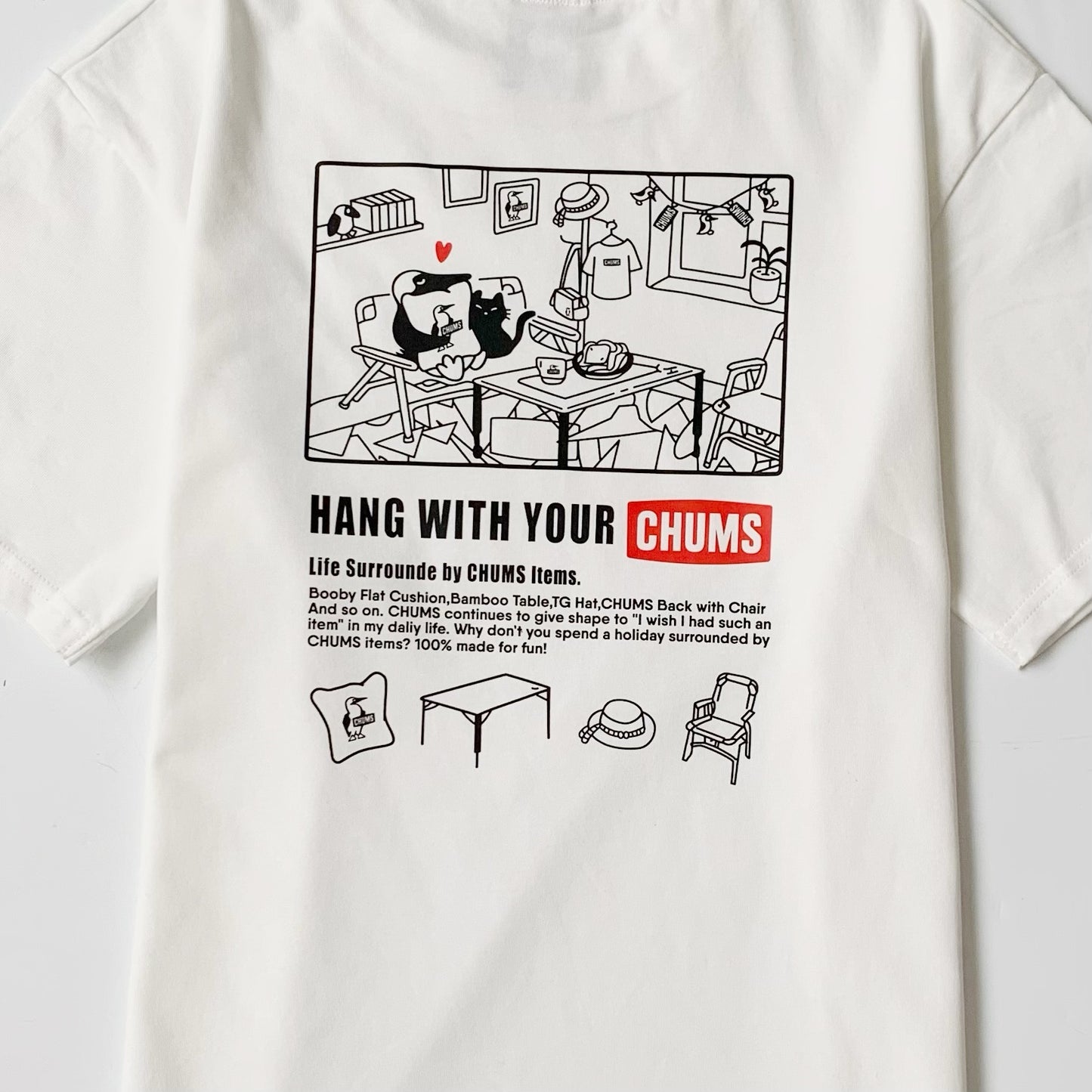 Chums 印花tee