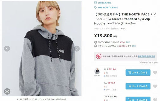 TNF 接拼hoodies