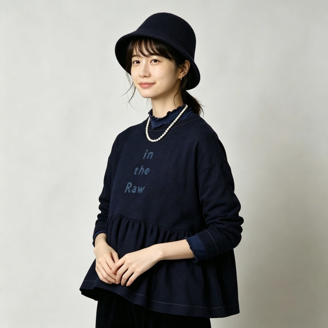 45R in the raw 長袖tee
