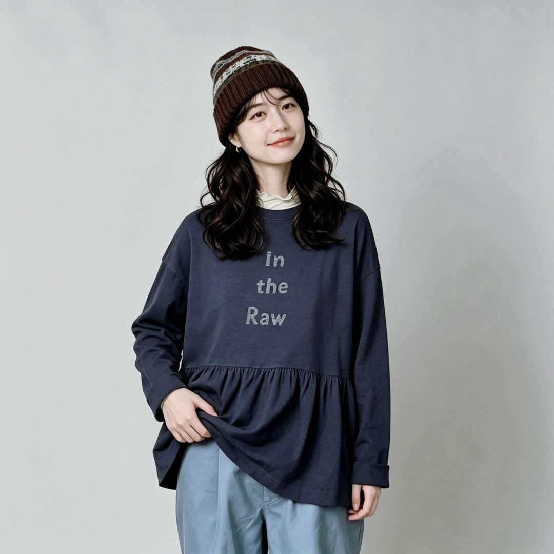45R in the raw 長袖tee