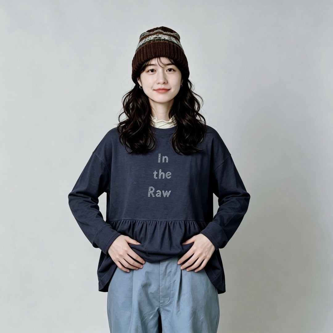 45R in the raw 長袖tee