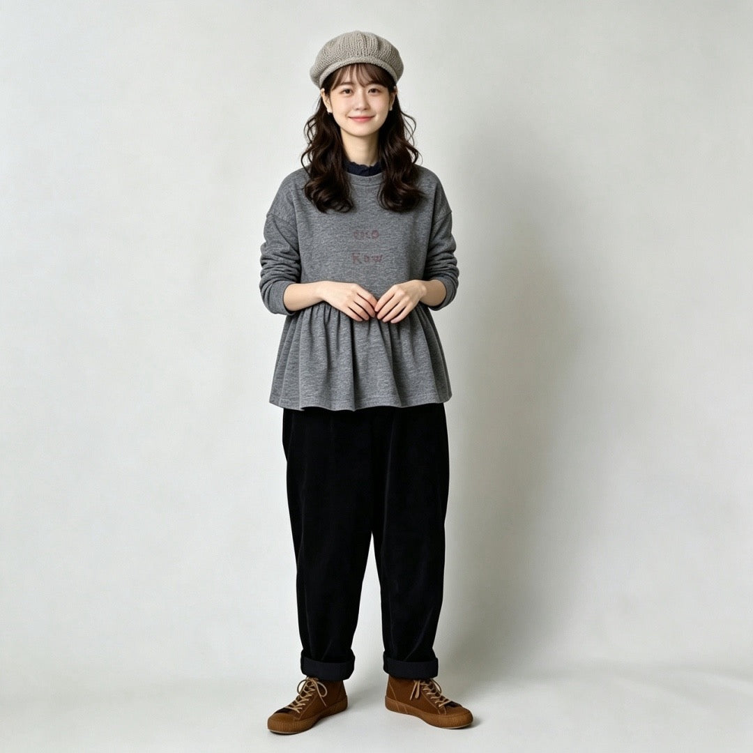 45R in the raw 長袖tee