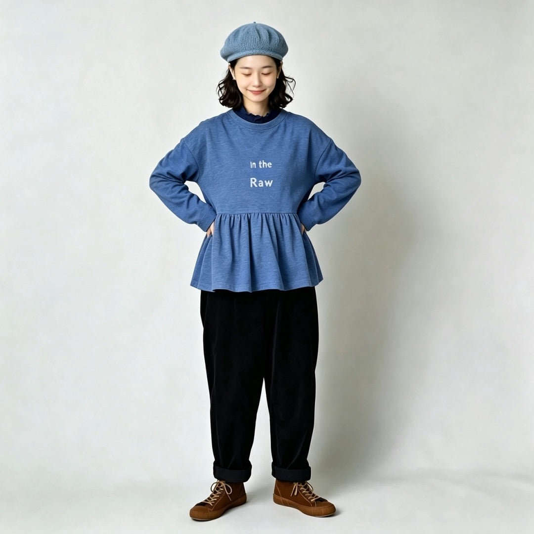 45R in the raw 長袖tee