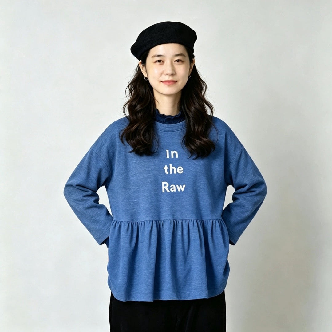 45R in the raw 長袖tee