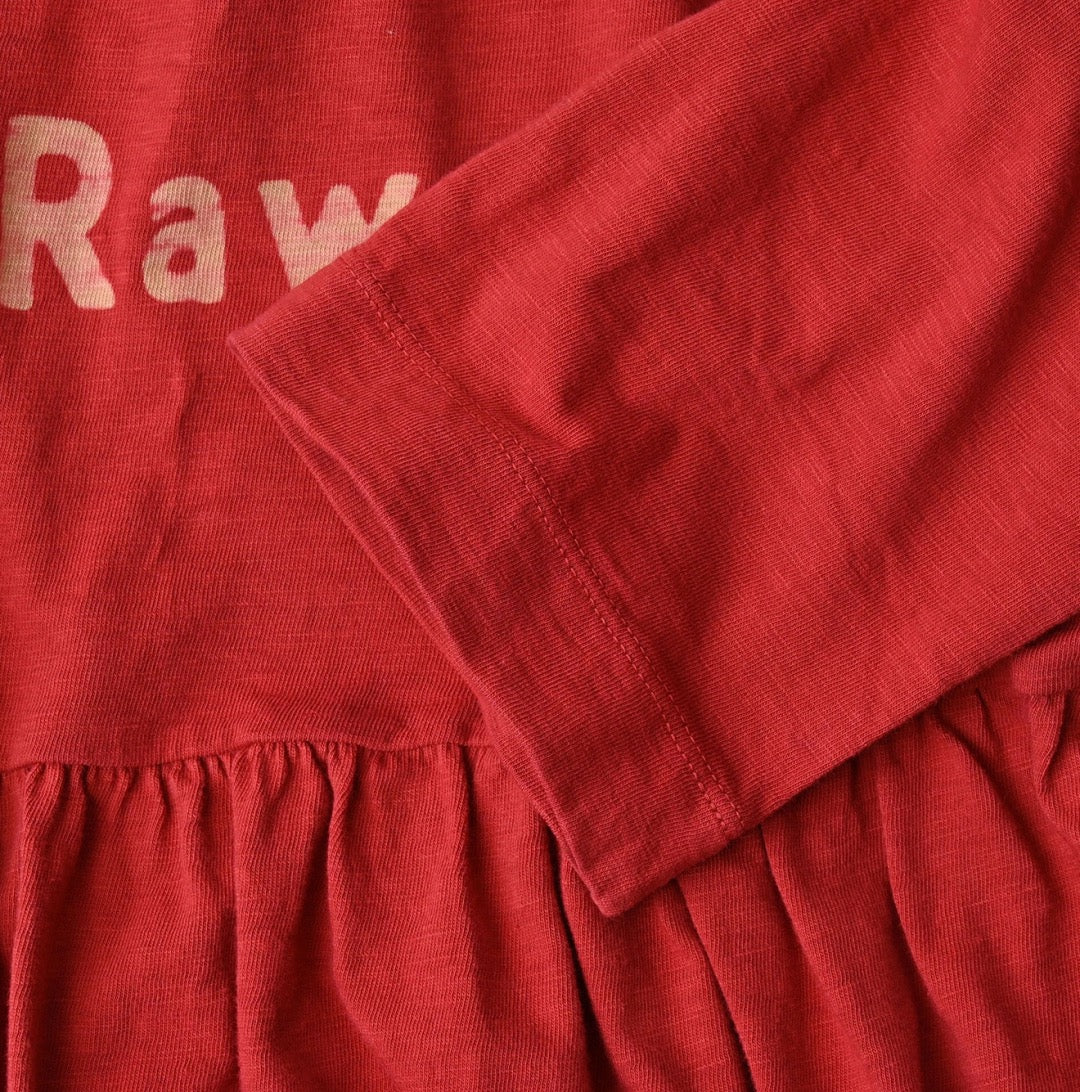 45R in the raw 長袖tee