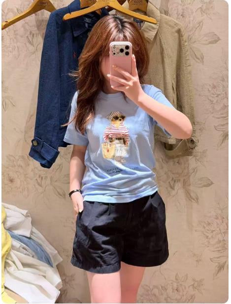 Polo bear 印花tee