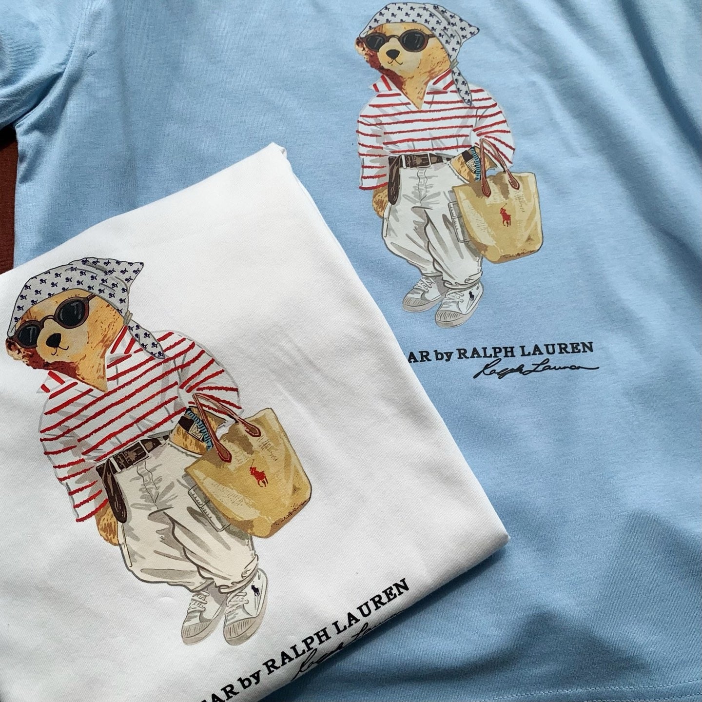 Polo bear 印花tee
