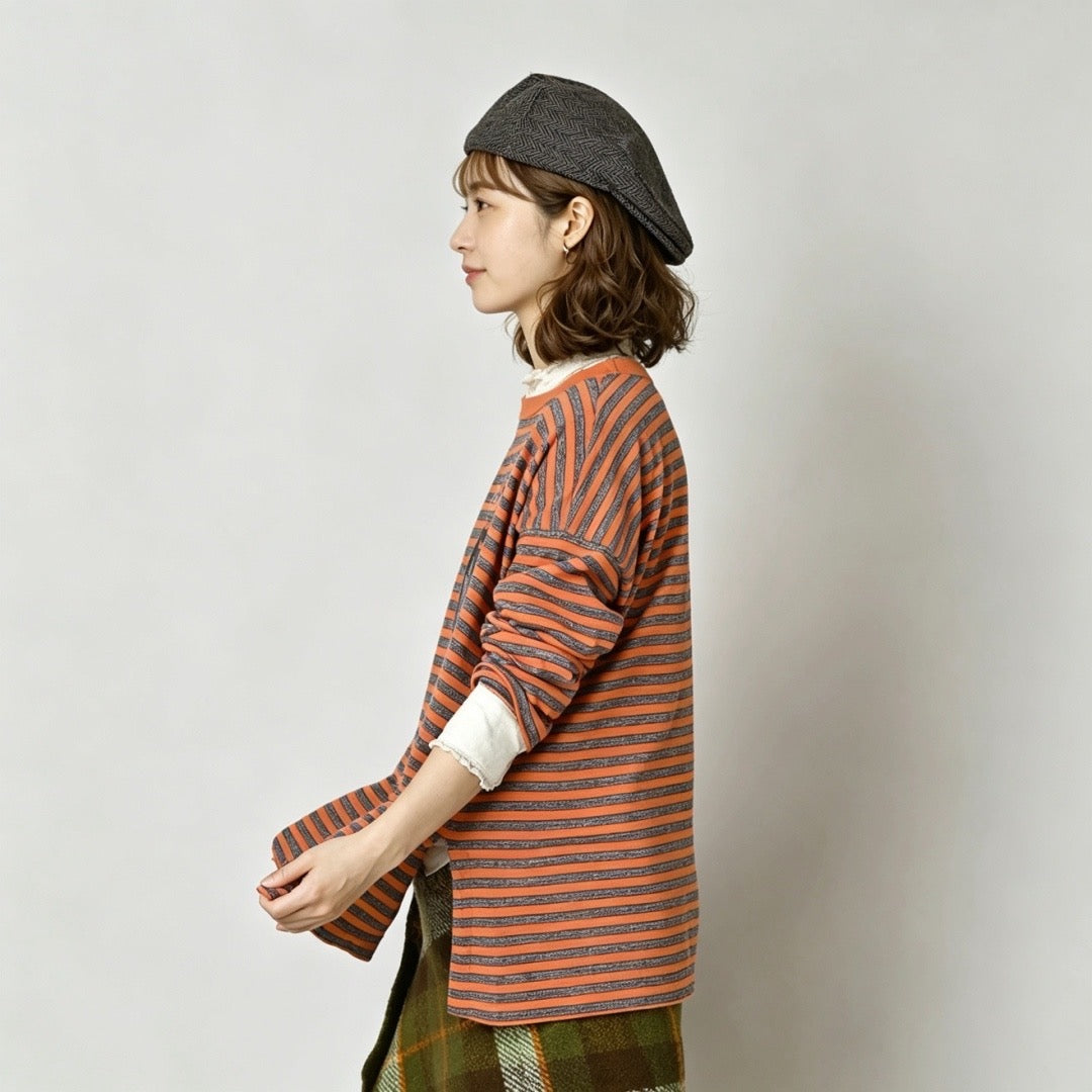 45R sheep間條tee