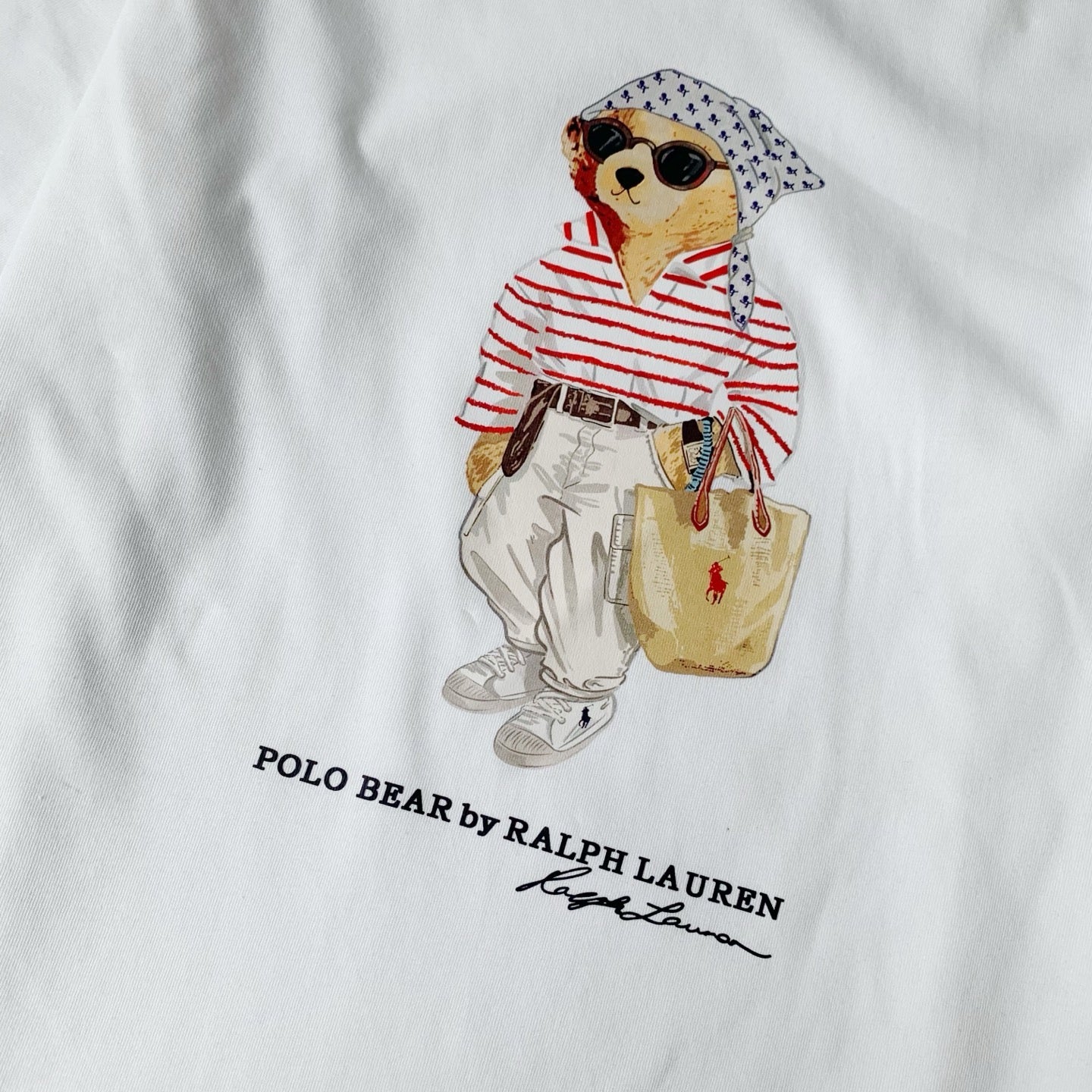 Polo bear 印花tee