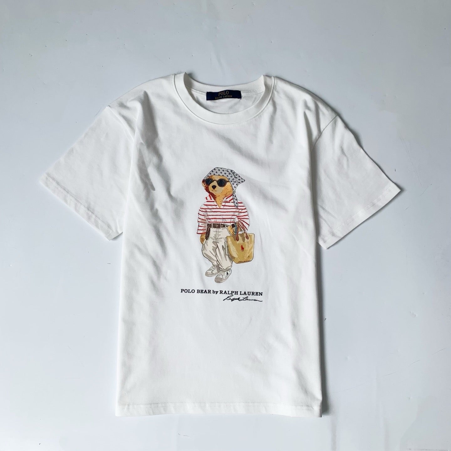 Polo bear 印花tee