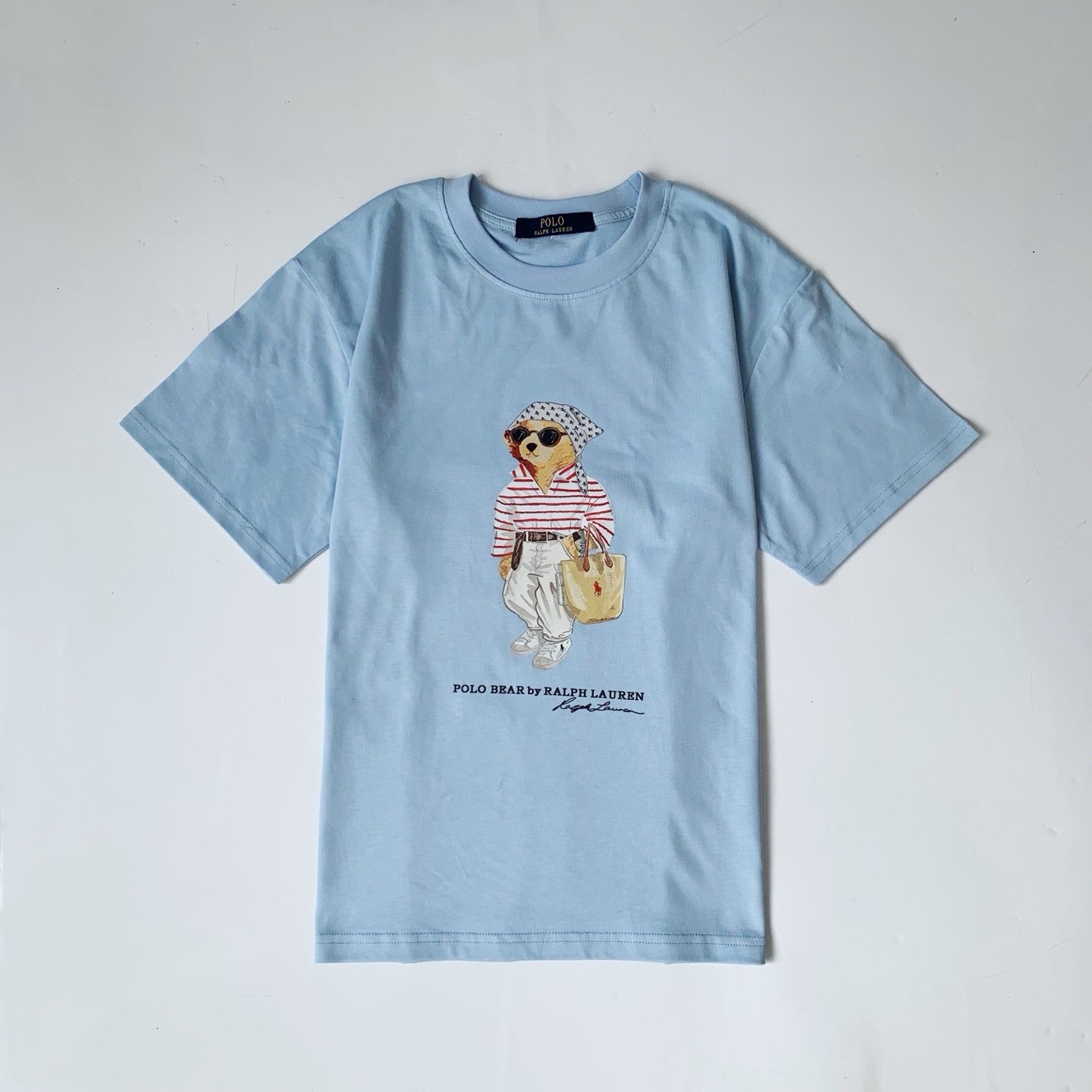 Polo bear 印花tee