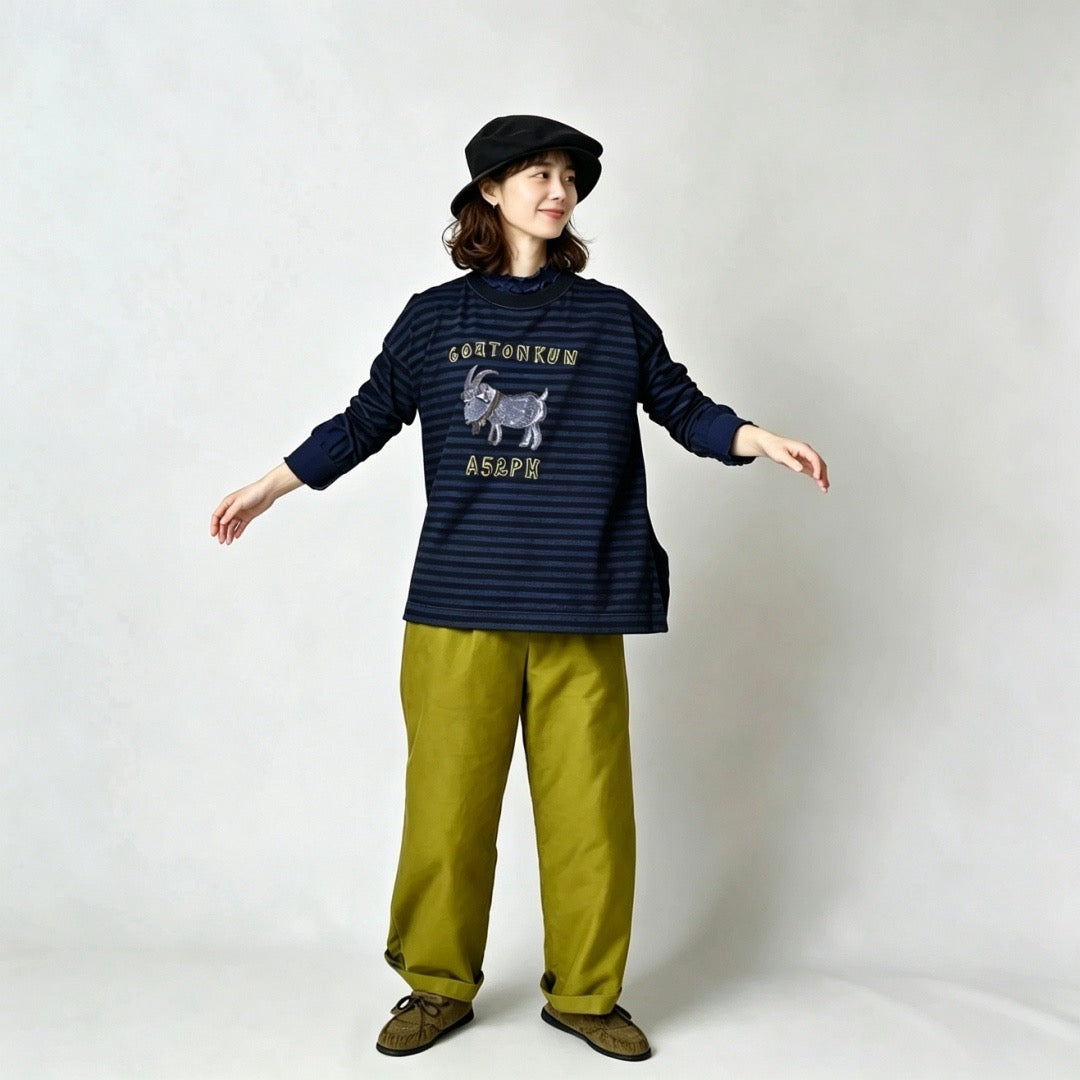 45R sheep間條tee