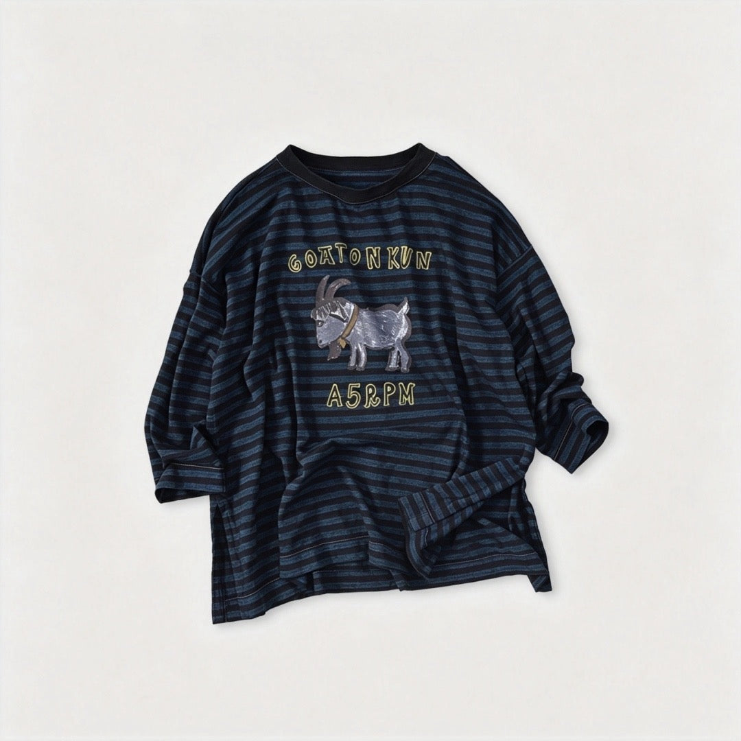 45R sheep間條tee