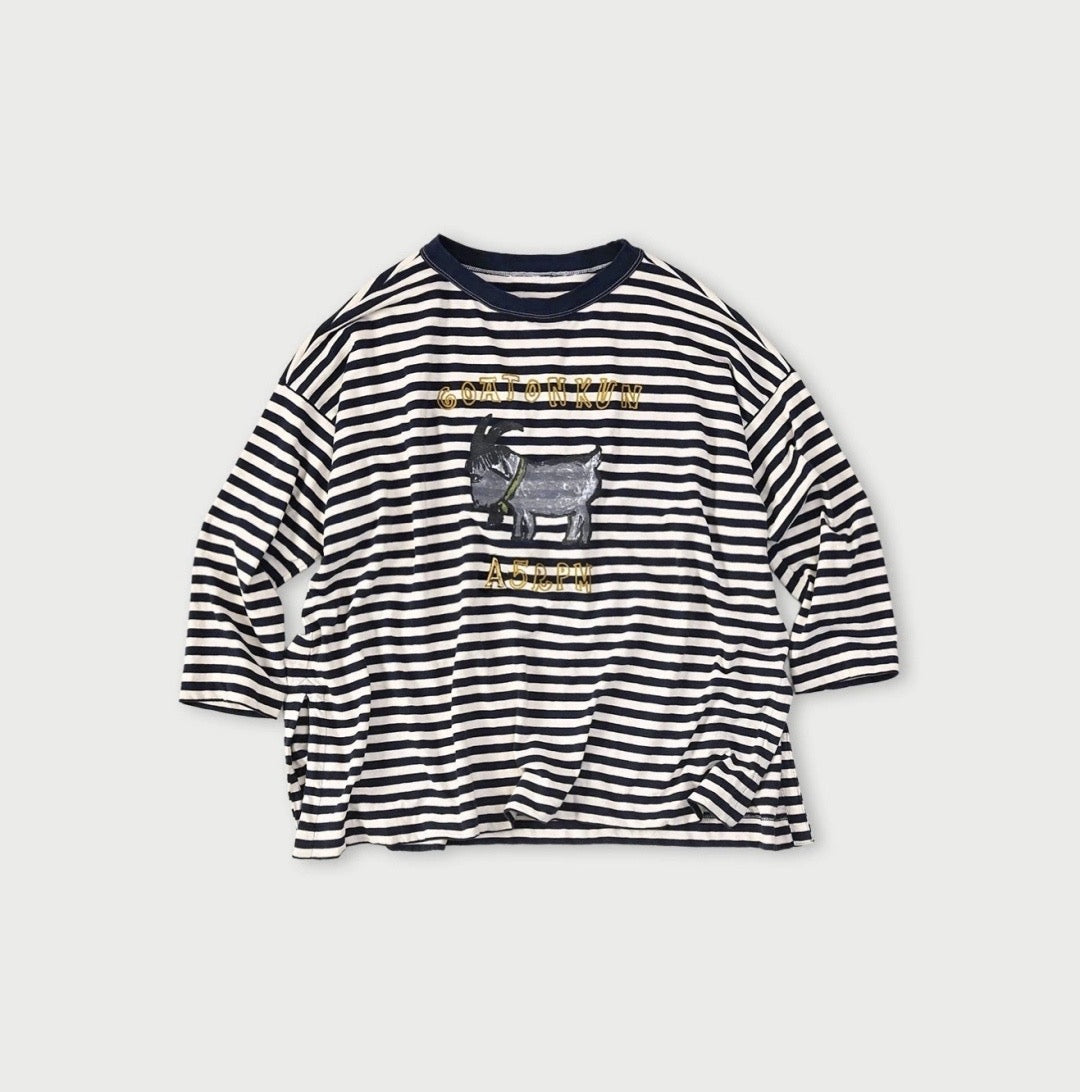 45R sheep間條tee
