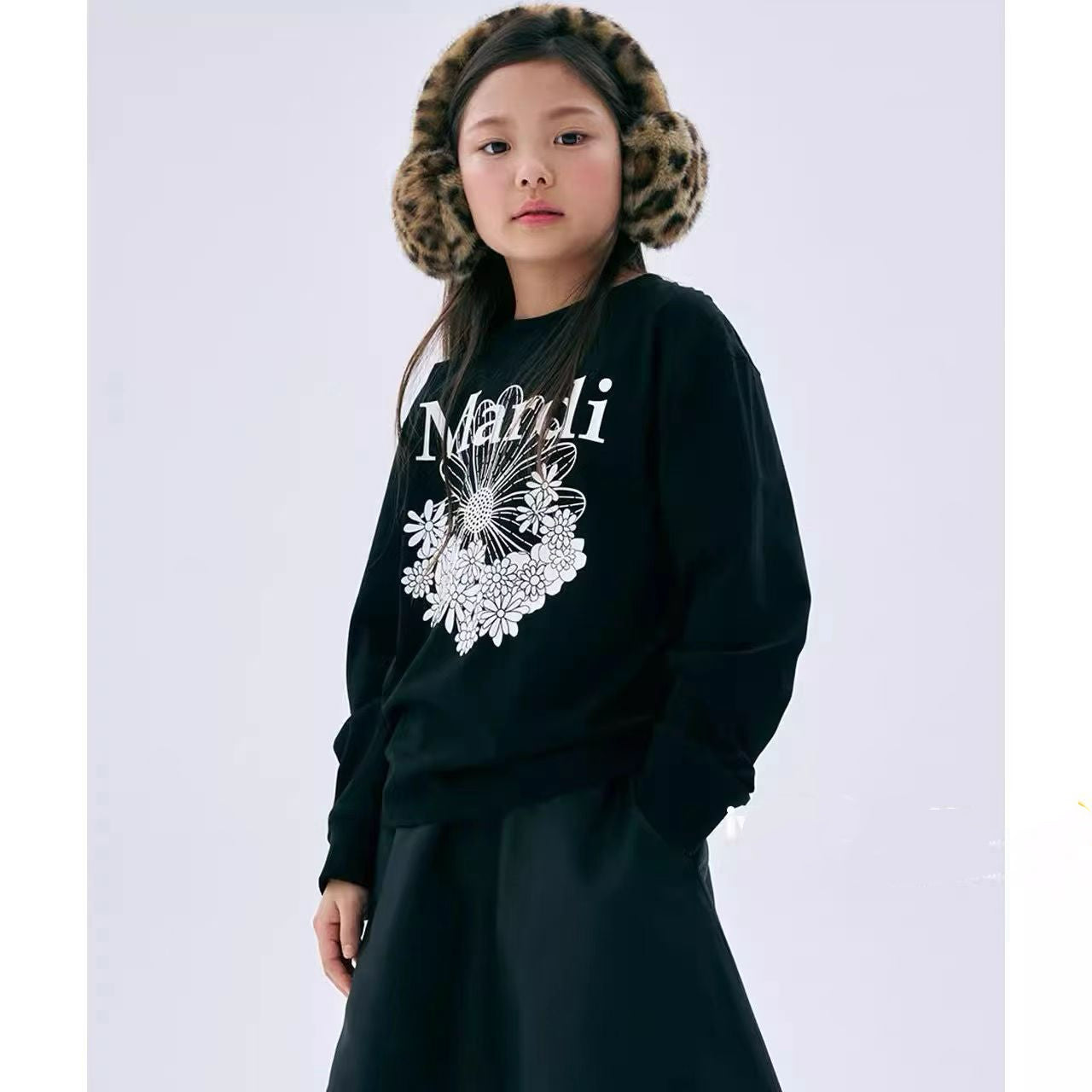 Mardi Mercredi童裝flower衛衣