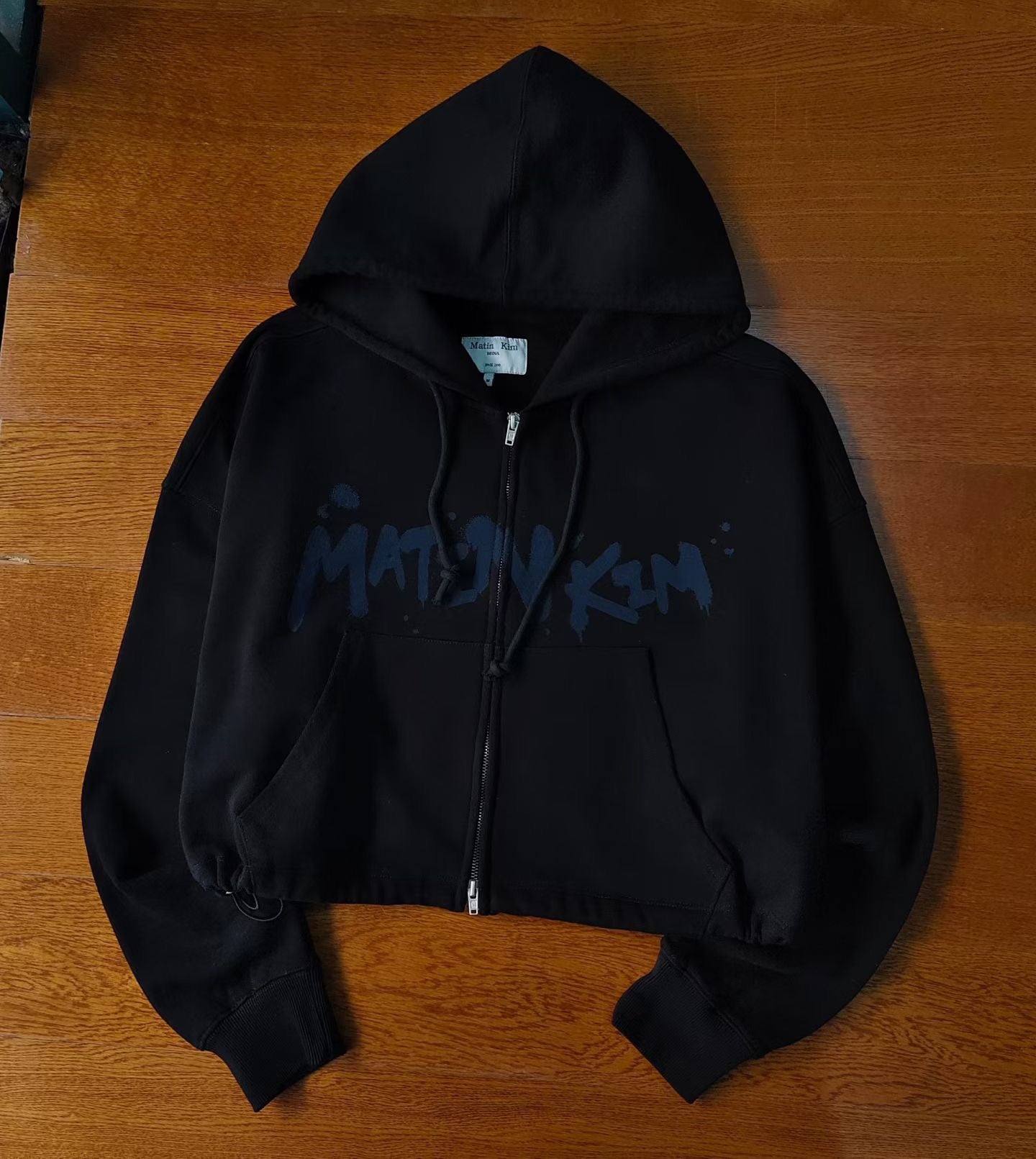 Matin kim logo zip hoodies jacket