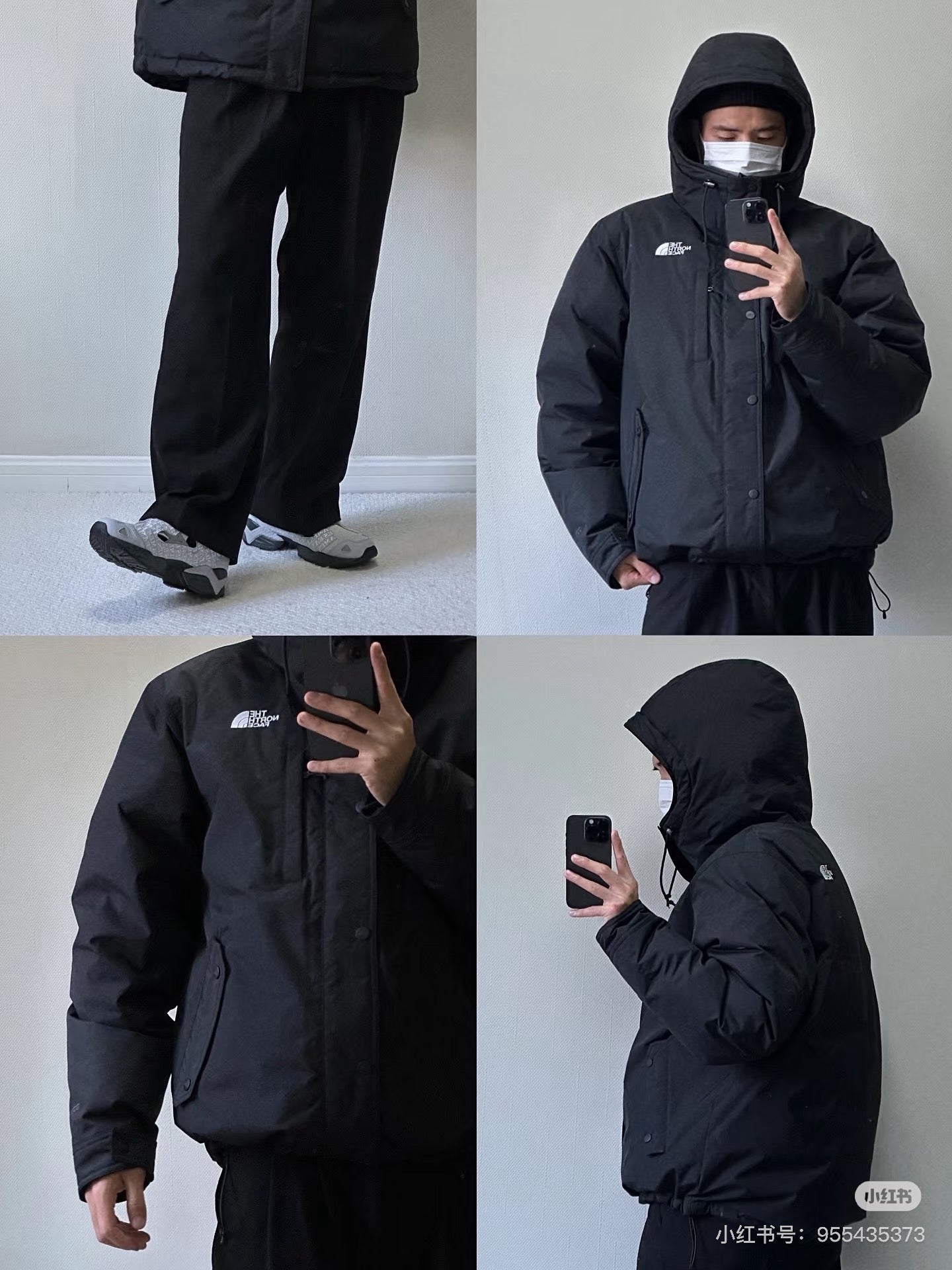 The north face down