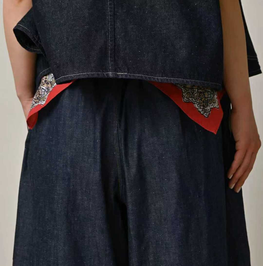 45R 牛仔喇叭褲