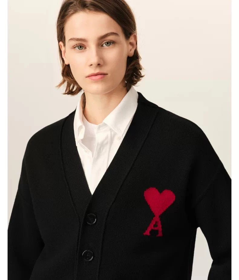 AMI心心cardigan