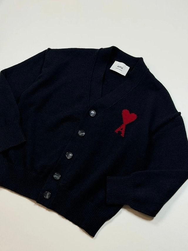 AMI心心cardigan