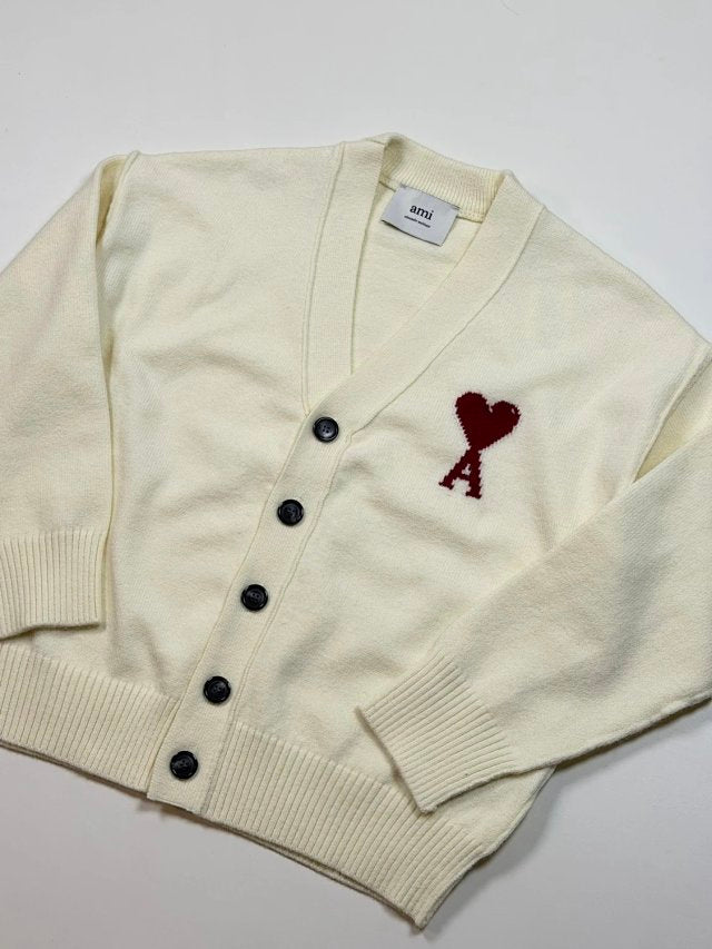 AMI心心cardigan