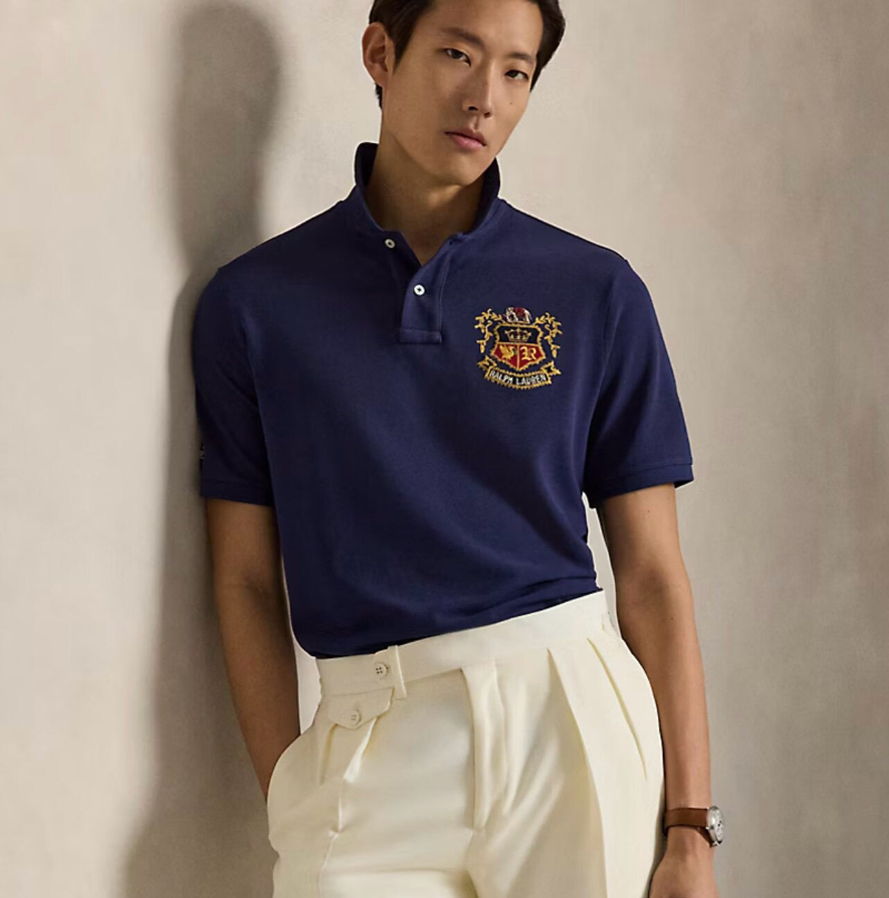 Polo刺繡polo shirt