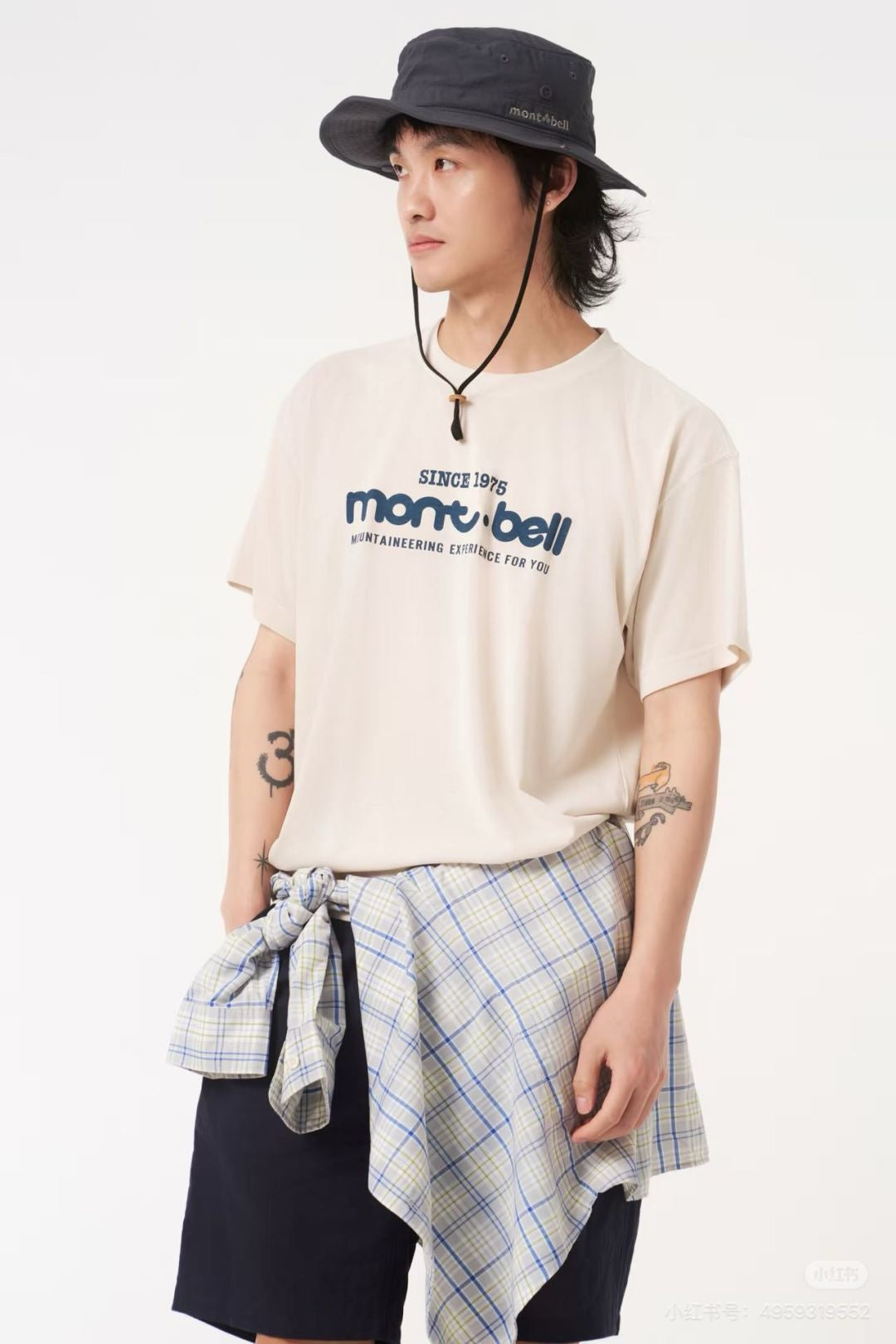 Mont bell 50th印花tee