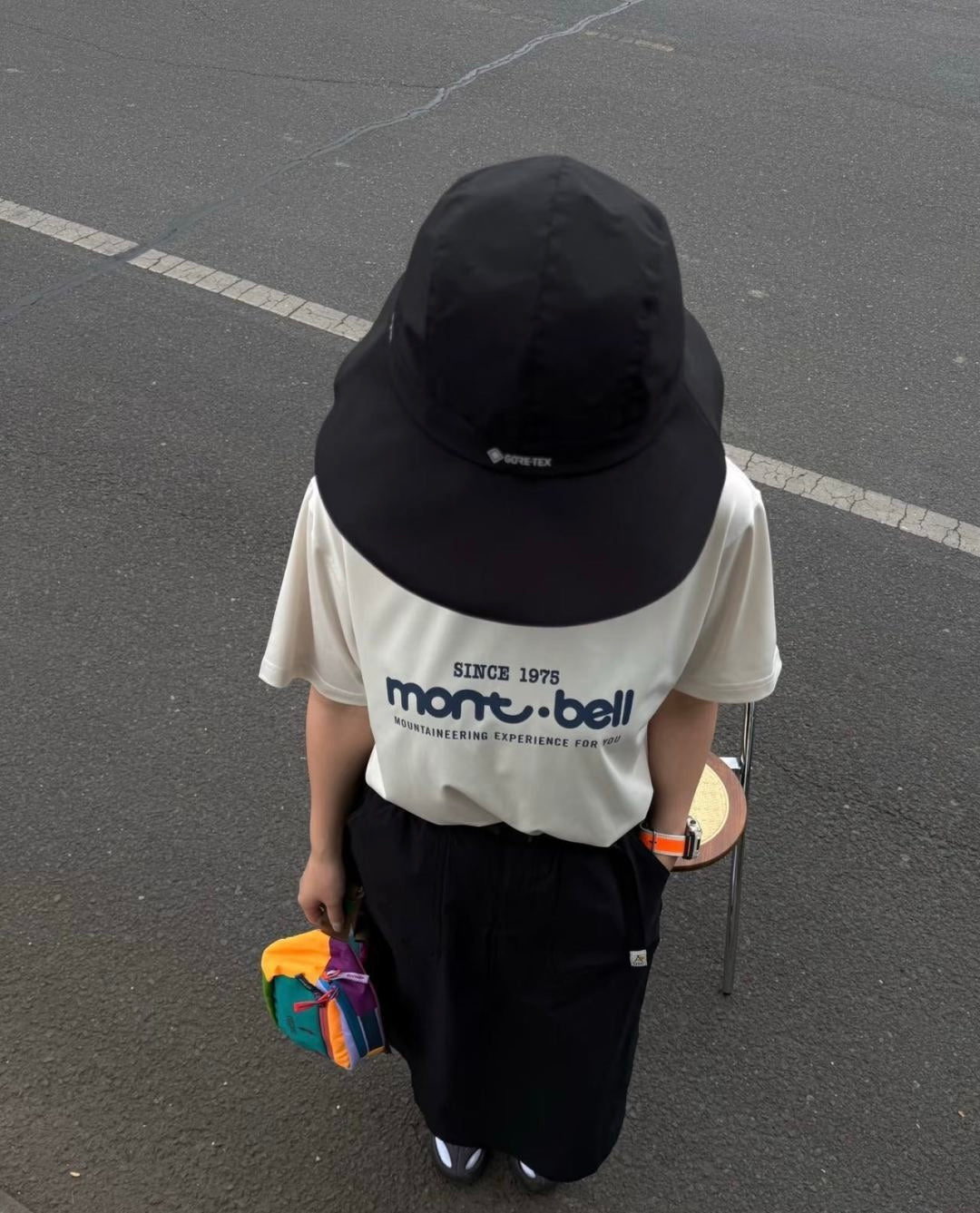 Mont bell 50th印花tee