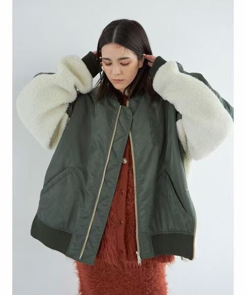 日單Ungrid接拼jacket