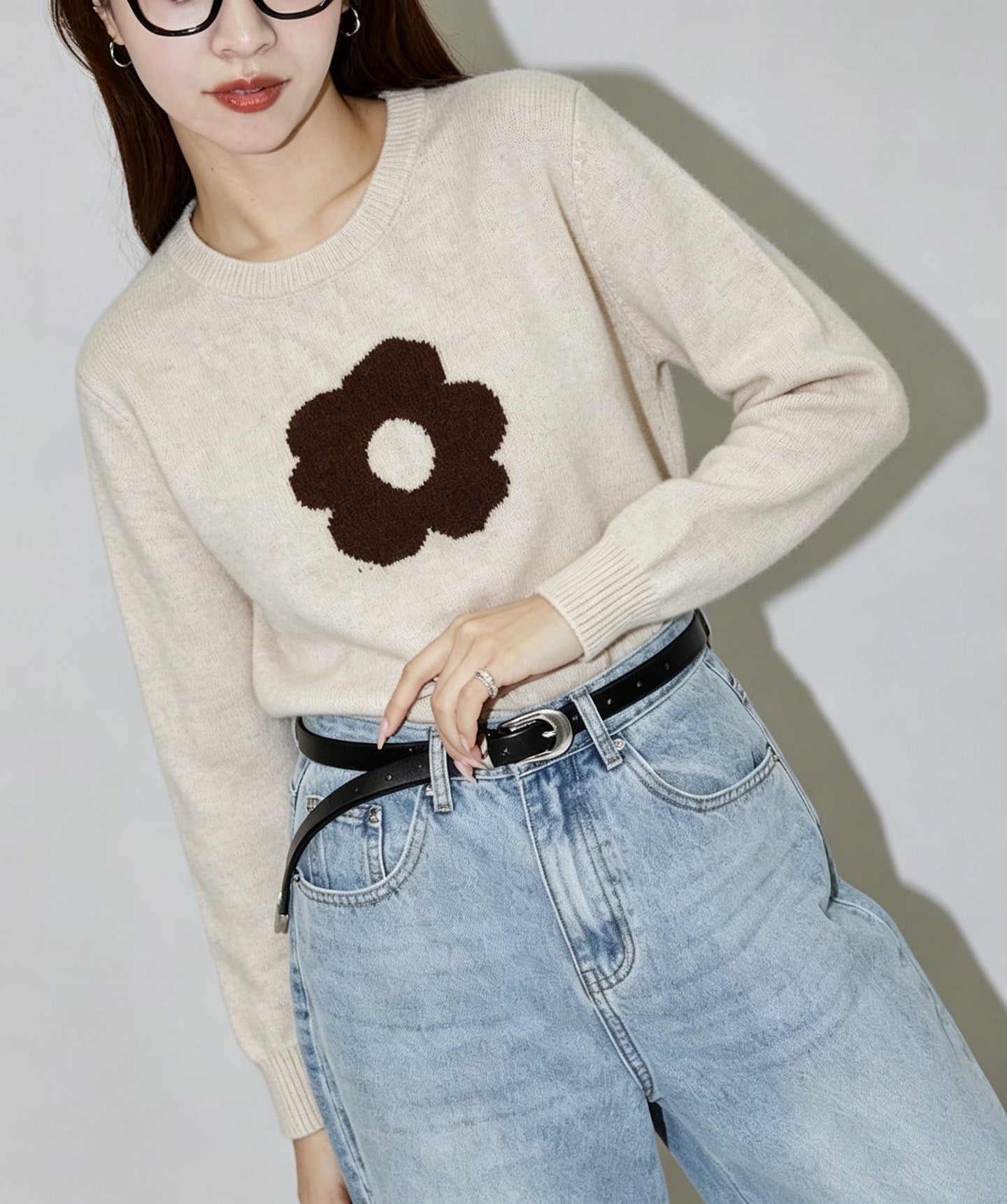 Mary quant flower sweater